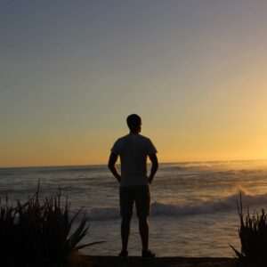 Sam regarde l’horizon